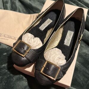 Authentic Jimmy Choo biker ballet flats Sz. 37 (6.5)